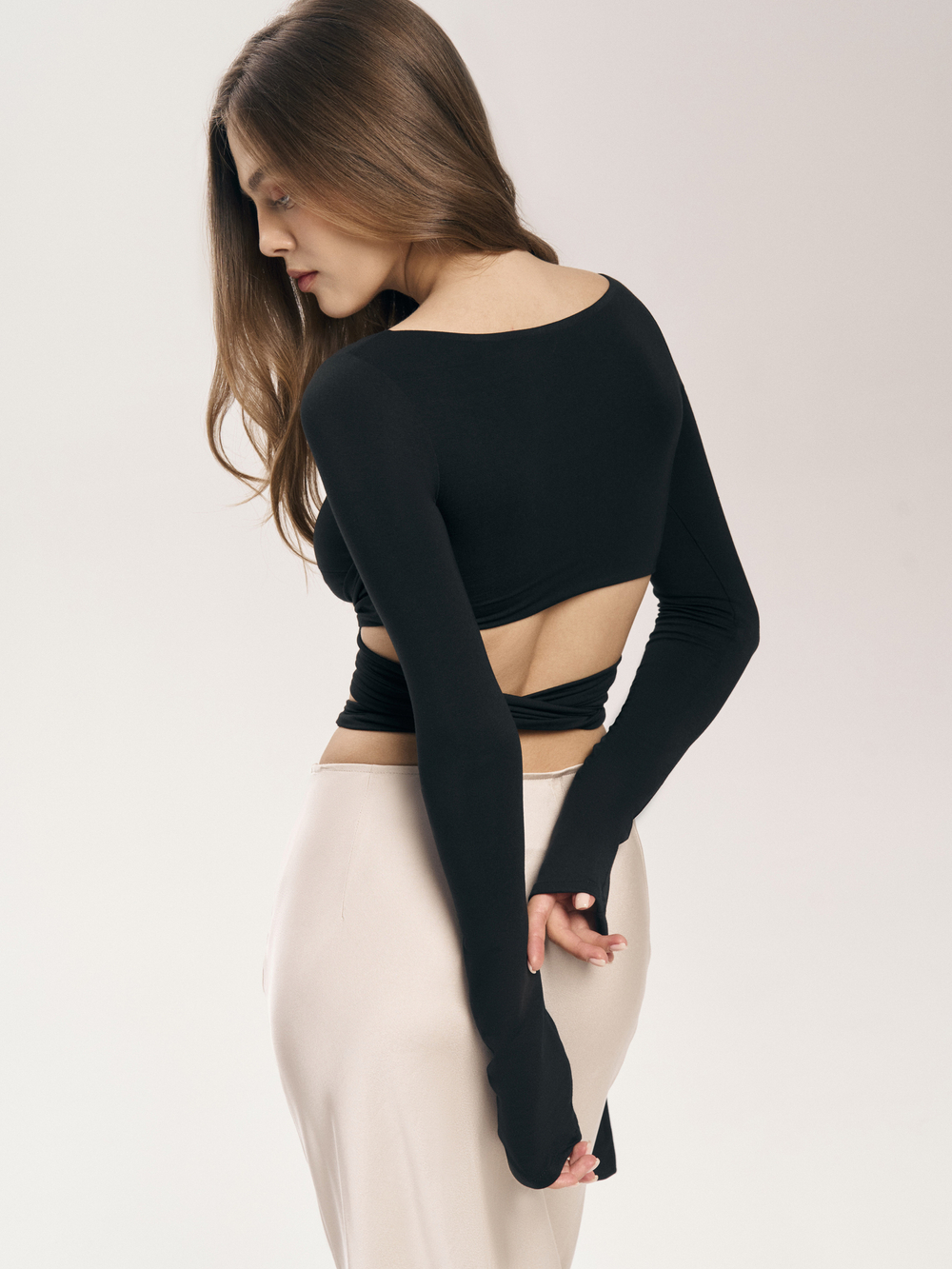 Топ Hloe (black)