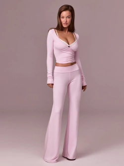 Сет JellyBelly (лонгслив на запа́х + брюки)