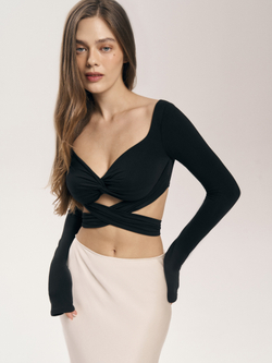 Топ Hloe (black)