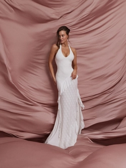 Платье Arielle with ruffles