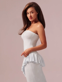 Платье Emily Tint bandeau (sky)