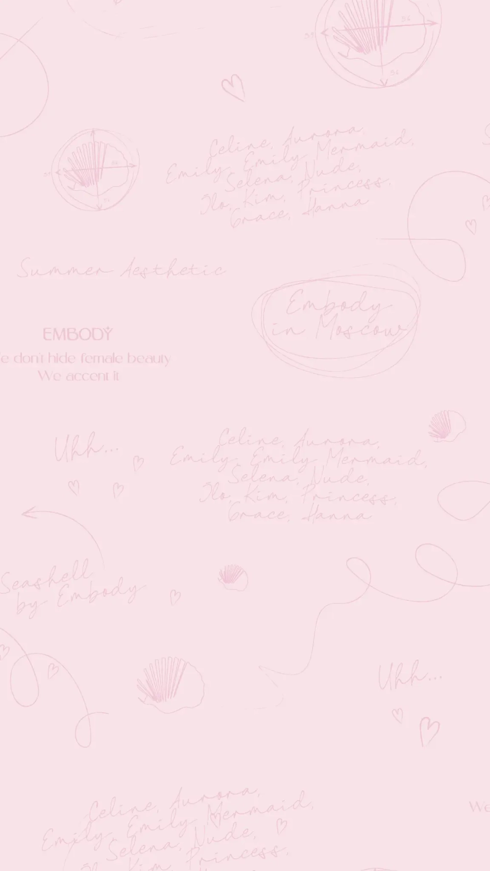Купальник слитный Michelle (pale pink)