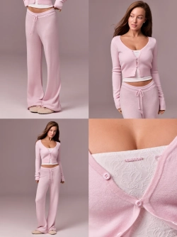 Сет Lili Pink (кардиган + брюки)