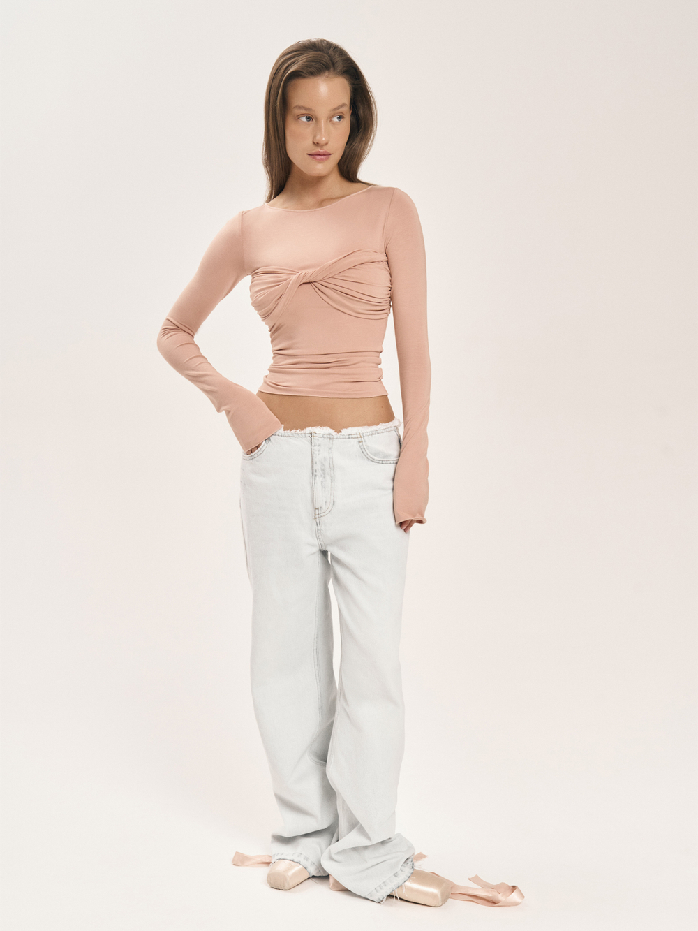 Лонгслив Celine (warm pink)