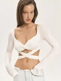 Сет Kim ecru (Топ Kim + Юбка Kim)