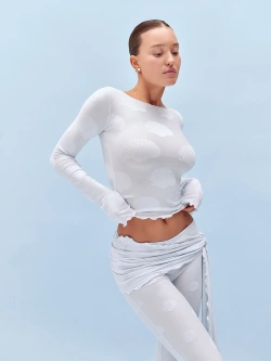 Брюки Emily Tint with bandage (blue)